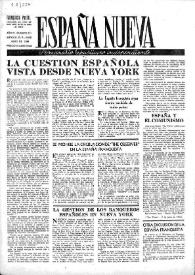 España Nueva : Semanario Republicano Independiente. Núm. 131, 19 de junio de 1948 | Biblioteca Virtual Miguel de Cervantes
