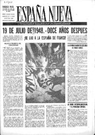 España Nueva : Semanario Republicano Independiente. Núm. 135-136, 19 de julio de 1948 | Biblioteca Virtual Miguel de Cervantes