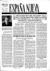 España Nueva : Semanario Republicano Independiente. Núm. 137, 31 de julio de 1948 | Biblioteca Virtual Miguel de Cervantes