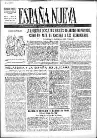 España Nueva : Semanario Republicano Independiente. Núm. 161, 22 de enero de 1949 | Biblioteca Virtual Miguel de Cervantes