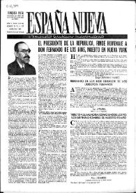 España Nueva : Semanario Republicano Independiente. Núm. 179-180, 11 de junio de 1949 | Biblioteca Virtual Miguel de Cervantes