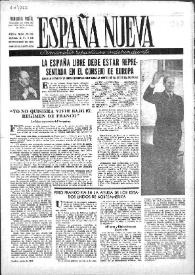 España Nueva : Semanario Republicano Independiente. Núm. 191-192, 3 de septiembre de 1949 | Biblioteca Virtual Miguel de Cervantes