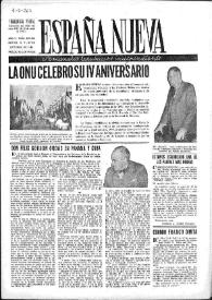 España Nueva : Semanario Republicano Independiente. Núm. 199-200, 29 de octubre de 1949 | Biblioteca Virtual Miguel de Cervantes
