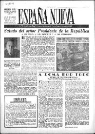 España Nueva : Semanario Republicano Independiente. Núm. 208-209, 7 de enero de 1950 | Biblioteca Virtual Miguel de Cervantes