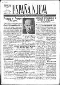 España Nueva : Semanario Republicano Independiente. Núm. 253-254, 13 de enero de 1951 | Biblioteca Virtual Miguel de Cervantes