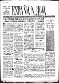 España Nueva : Semanario Republicano Independiente. Núm.  255, 27 de enero de 1951 | Biblioteca Virtual Miguel de Cervantes