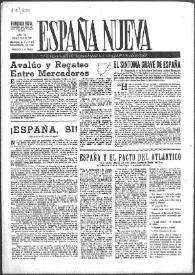 España Nueva : Semanario Republicano Independiente. Núm.  292 al 295, 17 de noviembre de 1951 | Biblioteca Virtual Miguel de Cervantes