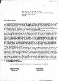 Carta de Alejandro Otero a la Junta Española de Liberación. México D. F., 31 de enero de 1945 | Biblioteca Virtual Miguel de Cervantes