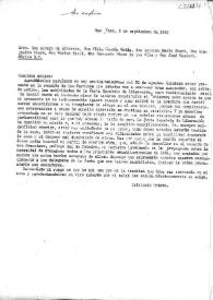 Carta de Indalecio Prieto a los vocales de la Junta Española de Liberación. New York, 2 de septiembre de 1945 | Biblioteca Virtual Miguel de Cervantes