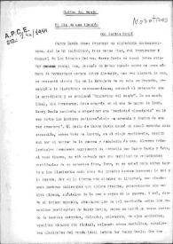 El fin de una ilusión. Sobre el aviador Garry Davis / por Carlos Esplá, redactor de “Nosotros” | Biblioteca Virtual Miguel de Cervantes