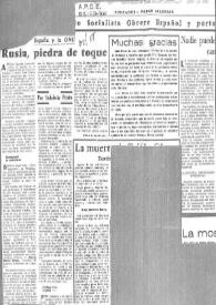 Rusia, piedra de toque. España y la ONU / por Indalecio Prieto | Biblioteca Virtual Miguel de Cervantes