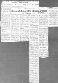 Una autobiografía chismográfica / por Indalecio Prieto | Biblioteca Virtual Miguel de Cervantes