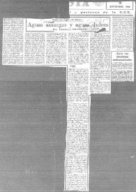 Aguas amargas y aguas dulces / por Indalecio Prieto | Biblioteca Virtual Miguel de Cervantes