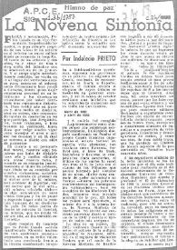 La novena sinfonía / por Indalecio Prieto | Biblioteca Virtual Miguel de Cervantes