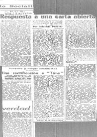 Respuesta a una carta abierta / por Indalecio Prieto | Biblioteca Virtual Miguel de Cervantes