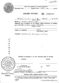 Recibo de Carlos Esplá Rizo. 3 de marzo de 1965 | Biblioteca Virtual Miguel de Cervantes