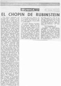 El Chopin de Rubinstein | Biblioteca Virtual Miguel de Cervantes