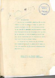 Carta de MITRE a Miguel de Unamuno. Manchester | Biblioteca Virtual Miguel de Cervantes