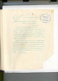 Carta de Rubén Darío a DÍEZ SALCEDO, Benigno | Biblioteca Virtual Miguel de Cervantes