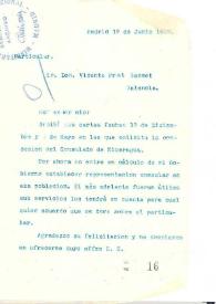 Carta de Rubén Darío a Vicente Prat Gasset | Biblioteca Virtual Miguel de Cervantes