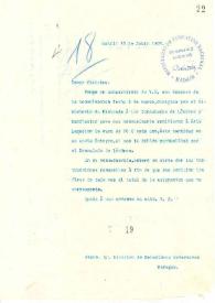 Carta de Rubén Darío a Ministro de relaciones Exteriores en Managua | Biblioteca Virtual Miguel de Cervantes