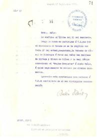 Oficio de Rubén Darío a ESPINOSA, Rodolfo | Biblioteca Virtual Miguel de Cervantes
