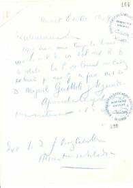 Oficio de Rubén Darío a PÉREZ CABALLERO, Juan | Biblioteca Virtual Miguel de Cervantes