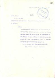 Oficio de Rubén Darío a de MIER, S.-B. | Biblioteca Virtual Miguel de Cervantes