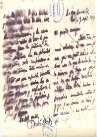 Carta de Rubén Darío a Miguel de Unamuno. París. 5 de septiembre de 1907 | Biblioteca Virtual Miguel de Cervantes