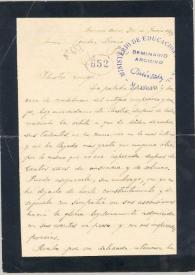 Carta manuscrita | Biblioteca Virtual Miguel de Cervantes