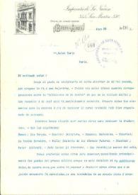 Carta mecanografiada con membrete de la Imprenta de la Nación de Buenos Aires. | Biblioteca Virtual Miguel de Cervantes