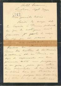 Carta manuscrita | Biblioteca Virtual Miguel de Cervantes