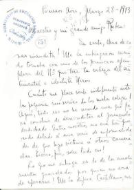 Carta manuscrita | Biblioteca Virtual Miguel de Cervantes