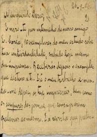 Tarjeta con texto manuscrito en portugués | Biblioteca Virtual Miguel de Cervantes