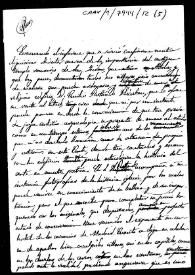 Borrador del informe sobre la Iglesia de San Isidoro en Ávila. Se propone la adquisición del edificio, que se encuentra desmontado, y su traslado y ubicación delante del nuevo local destinado a Museo Arqueológico Nacional. | Biblioteca Virtual Miguel de Cervantes