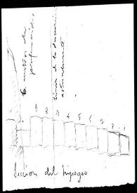 Croquis de la disposición de las tumbas de la necrópolis fenicia de la Punta de Vaca | Biblioteca Virtual Miguel de Cervantes
