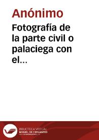 Fotografía de la parte civil o palaciega con el ventanal románico, conocido como el "mirador de la Reina", del Castillo de Loarre. | Biblioteca Virtual Miguel de Cervantes