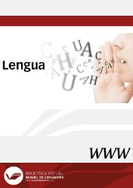 Lengua / directora Dolores Azorín Fernández | Biblioteca Virtual Miguel de Cervantes