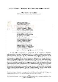 Corrupción, pecado y perversión : la cara oscura de la fantasía romántica / Borja Rodríguez Gutiérrez | Biblioteca Virtual Miguel de Cervantes