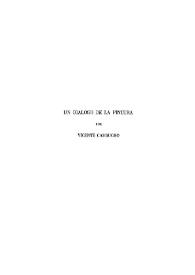 Un diálogo de la pintura / por Vicente Carducho | Biblioteca Virtual Miguel de Cervantes