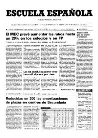 Escuela española. Año LVII, núm. 3313, 6 de marzo de 1997