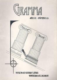 Gramma. Año VII, número 23, 1996 | Biblioteca Virtual Miguel de Cervantes