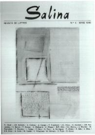 Salina : revista de la Facultat de Lletres de Tarragona. Núm. 4, 1989 | Biblioteca Virtual Miguel de Cervantes
