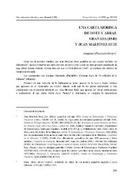 Una carta morisca de dote y arras. Granada (1540) y Juan Martínez Ruiz / Joaquín [sic] Albarracín Navarro | Biblioteca Virtual Miguel de Cervantes