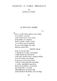 Escrito a cada instante (poemas) / por Leopoldo Panero | Biblioteca Virtual Miguel de Cervantes