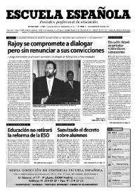 Escuela española. Año LIX, núm. 3395, 28 de enero de 1999