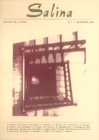 Salina : revista de la Facultat de Lletres de Tarragona. Núm. 7, 1993 | Biblioteca Virtual Miguel de Cervantes