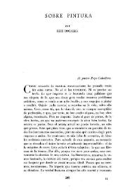 Sobre pintura / por Luis Rosales | Biblioteca Virtual Miguel de Cervantes