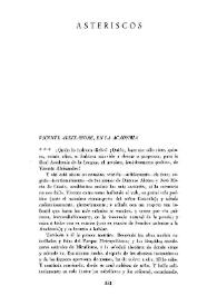 Cuadernos hispanoamericanos, núm. 10 (julio-agosto 1949). Asteriscos | Biblioteca Virtual Miguel de Cervantes