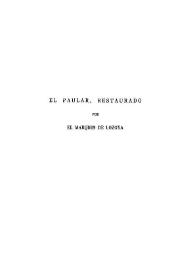 El Paular, restaurado / por el Marqués de Lozoya | Biblioteca Virtual Miguel de Cervantes